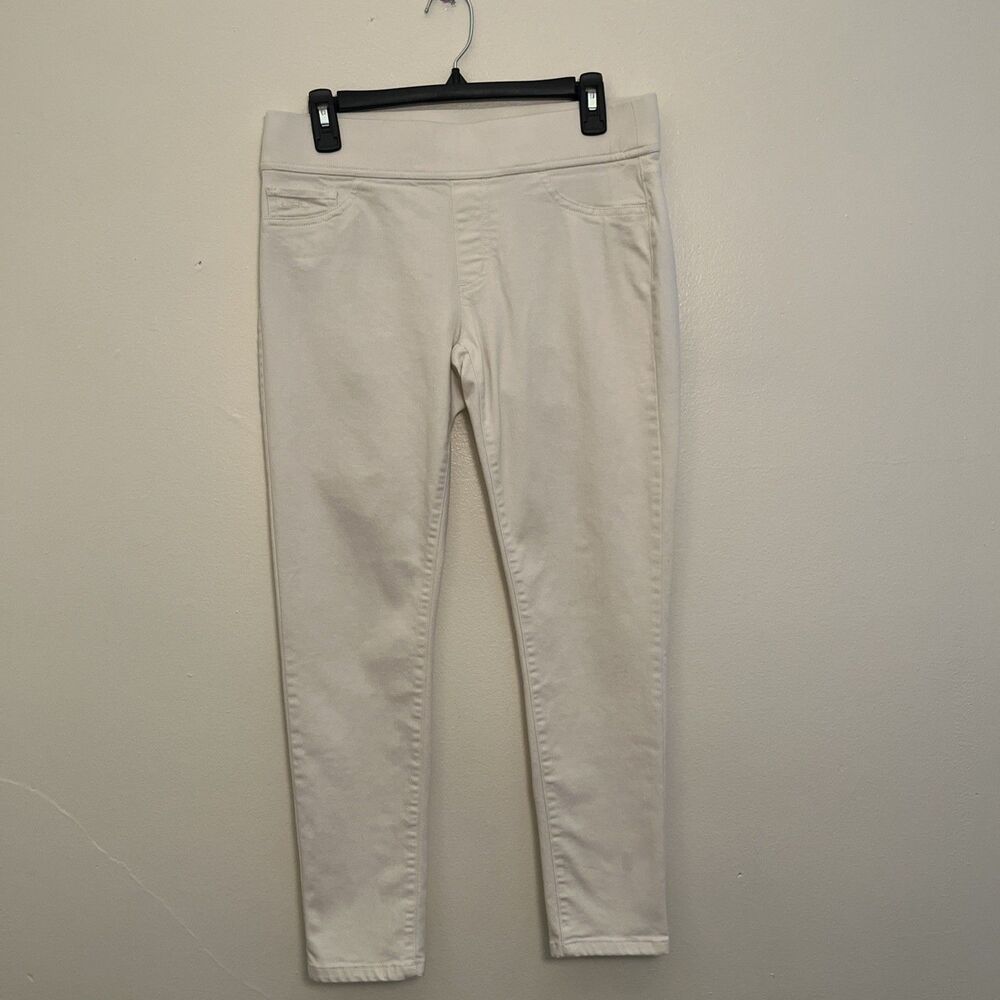 LAUREN RALPH LAUREN Wide Band Tummy Control High Rise Jegging, White- Size 8P